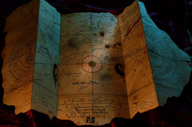 Goonies Treasure Map by Scott Howard